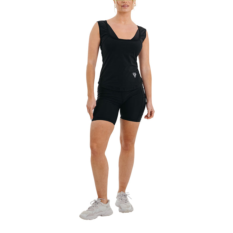 Pantaloncini Da Bici RBX Active Donna – Compressione 7 Pollici Con Tasche Laterali (S/M/L/XL)