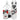 RDX F10 White 4ft UnFilled Punch Bag with Bag Gloves