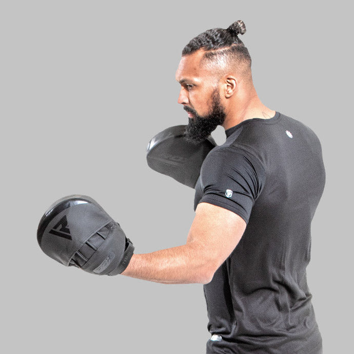 Set Cuscinetti Boxe E Guantoni | Pugni A Mano Per MMA, Kickboxing, Muay Thai, Taekwondo, Regolabili, Imbottiti In Schiuma, Regalo Fitness
