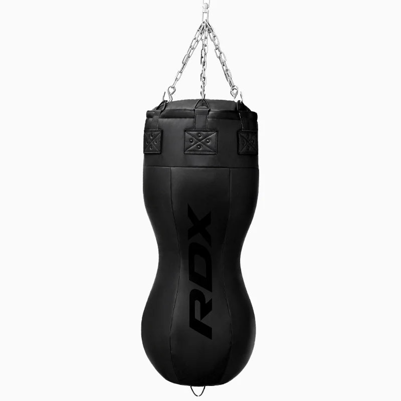 RDX Full Black Body Punch Bag with Mitts