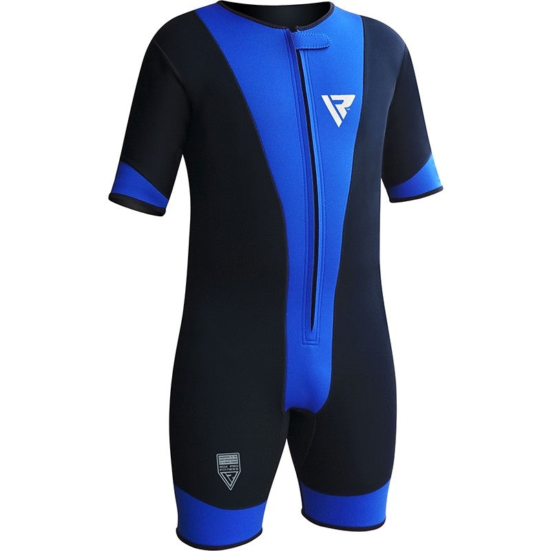 RDX 1U Large Blue Neoprene Ultra Flex Compression Shirt 