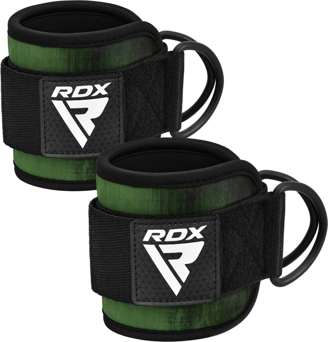 RDX A4 Ankle Straps For Gym Cable Machine#color_armygreen