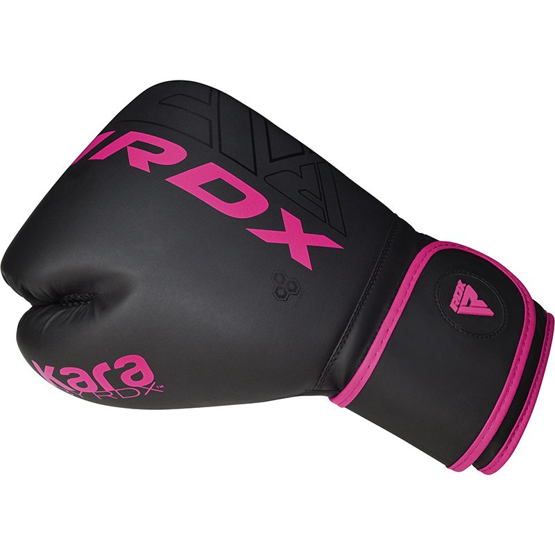 RDX F6 Kids 6oz KARA Boxing Gloves & Focus Pads#color_pink