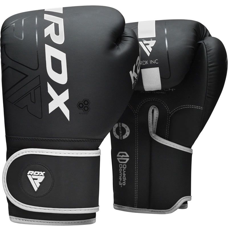 RDX F6 Kids 6oz KARA Boxing Gloves & Focus Pads#color_white