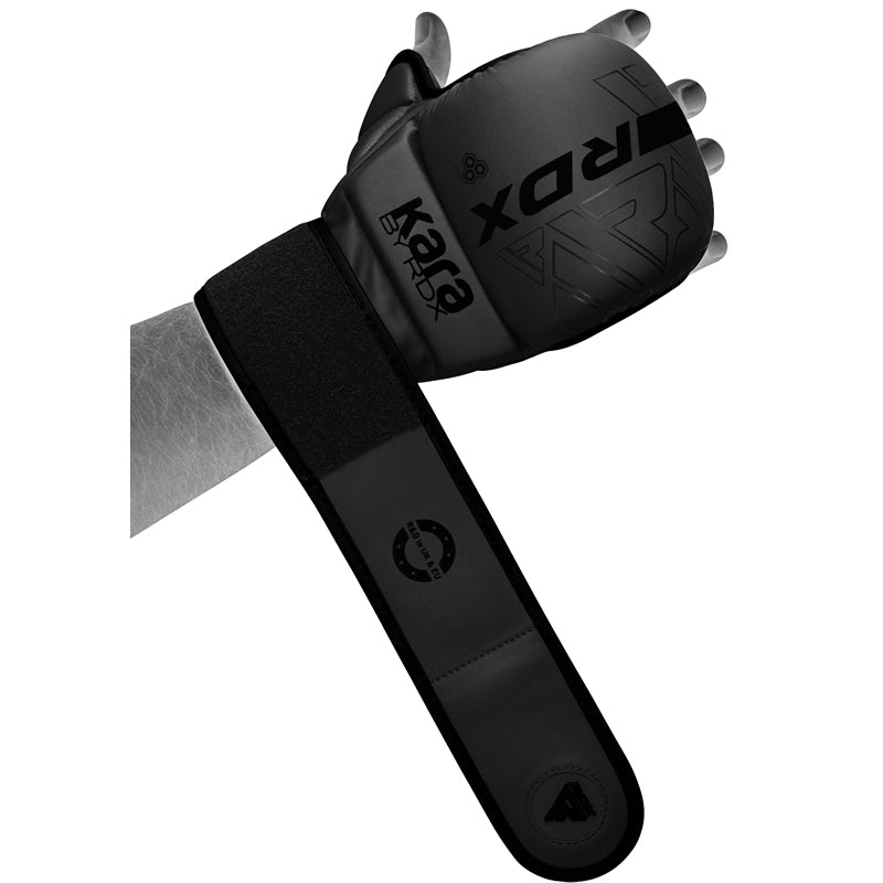 RDX F6 KARA MMA Sparring Gloves#color_black