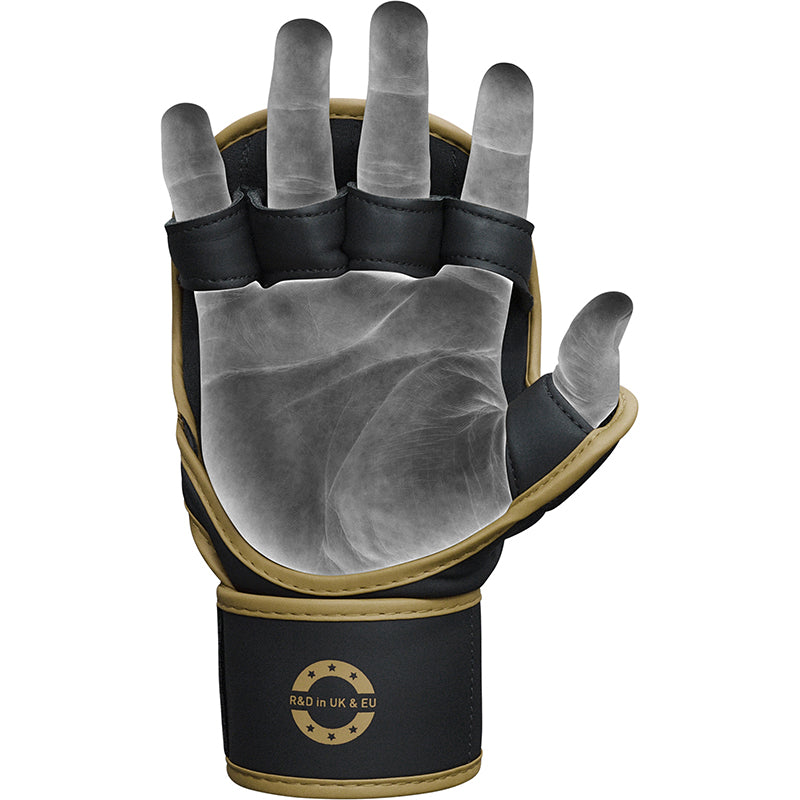 RDX F6 KARA MMA Gants de Sparring#color_golden