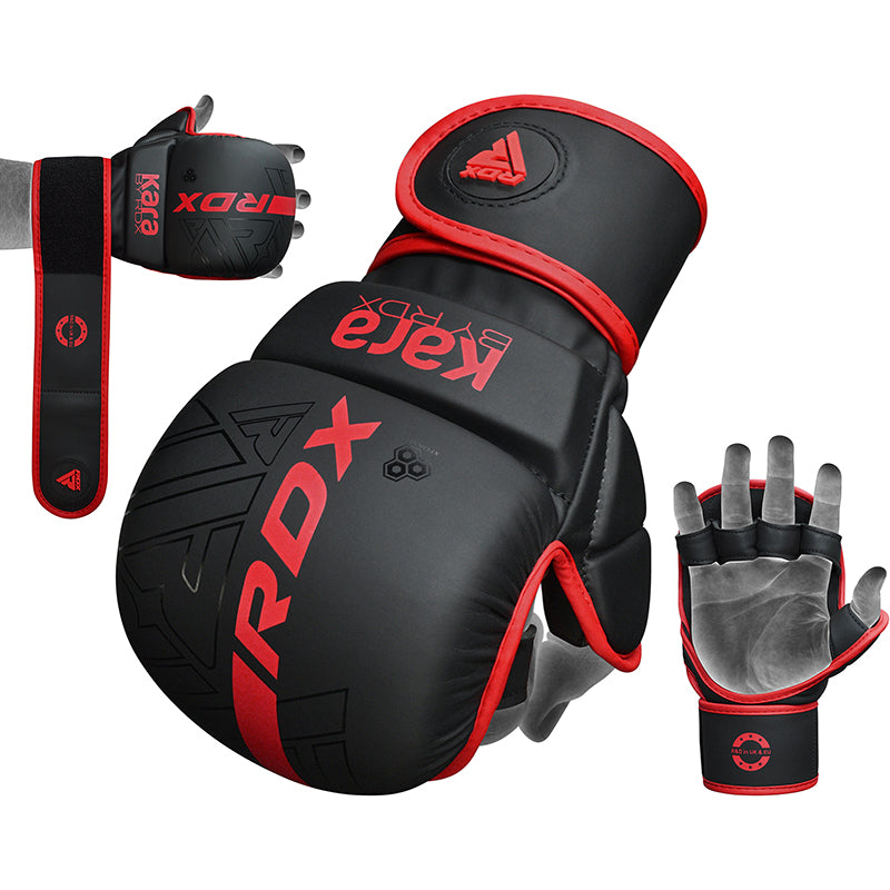 RDX F6 KARA MMA Gants de Sparring#color_red