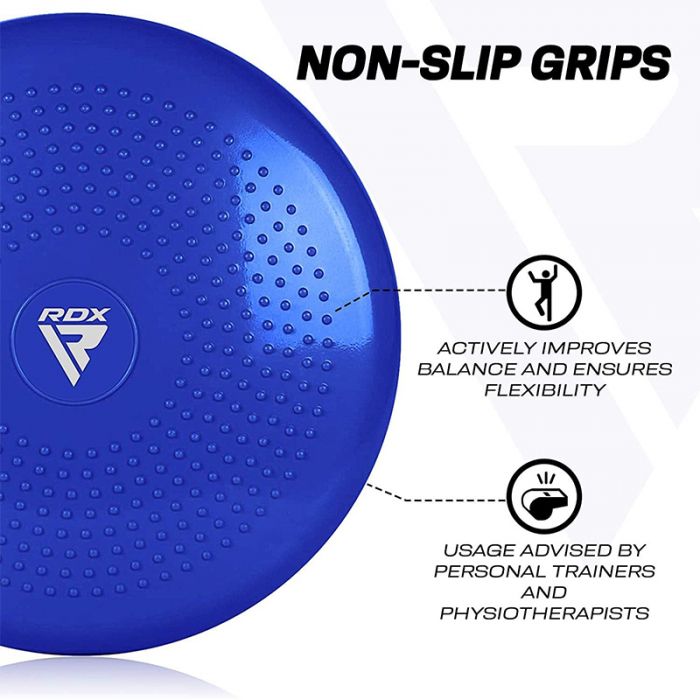 RDX PM Stability Cushion Seat Wobble Balance Disc with Air Pump#color_blue