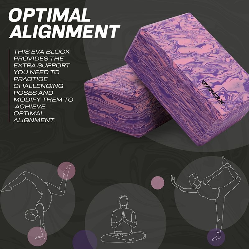 RDX PP EVA Foam High Density Non-Slips Yoga Block