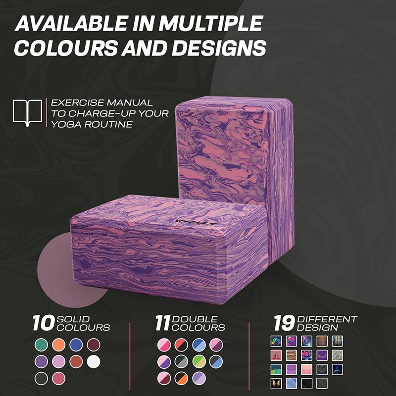 RDX PP EVA Foam High Density Non-Slips Yoga Block