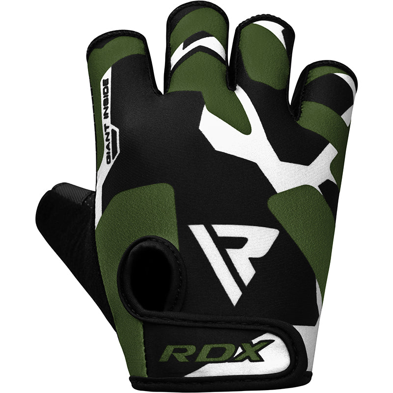 RDX F6 Fitness Gym Gloves#color_green