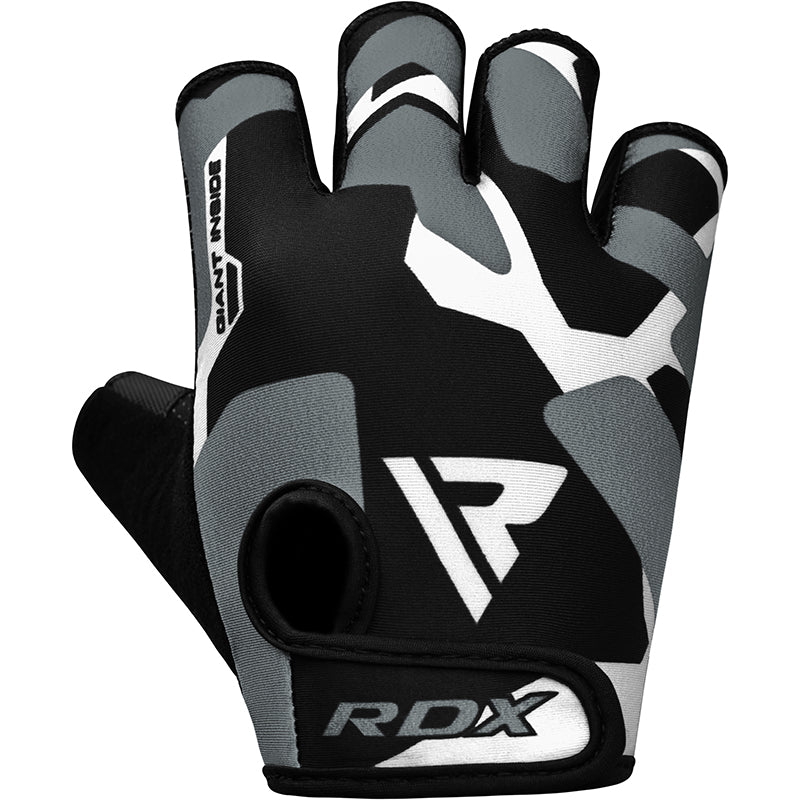RDX F6 Fitness Gym Gloves#color_grey