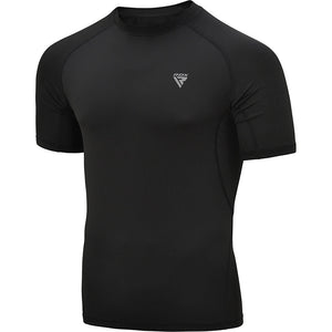 RDX T15 Mezza Maniche Nero Rash Guard 