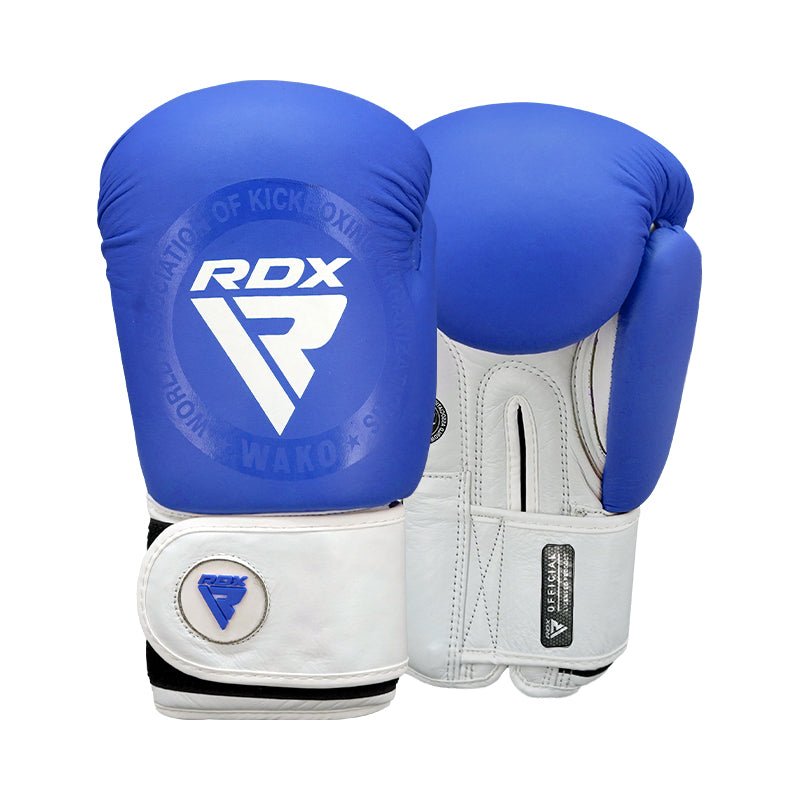 Guantoni da boxe RDX T1 WAKO Blu 