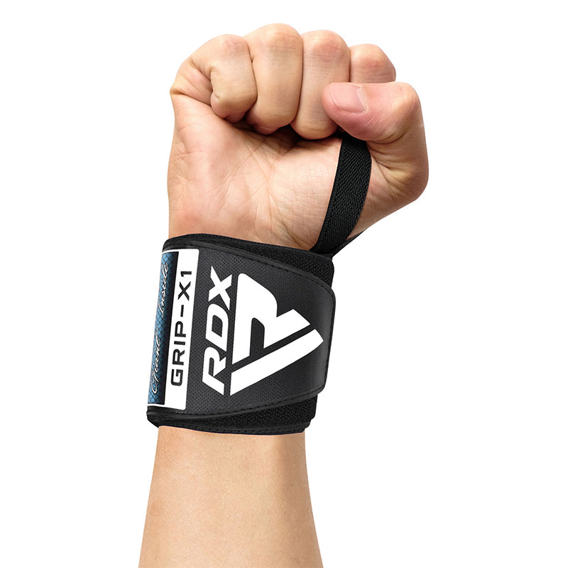 RDX W4 Wrist Support Wraps for Weight Lifting#color_sky-blue
