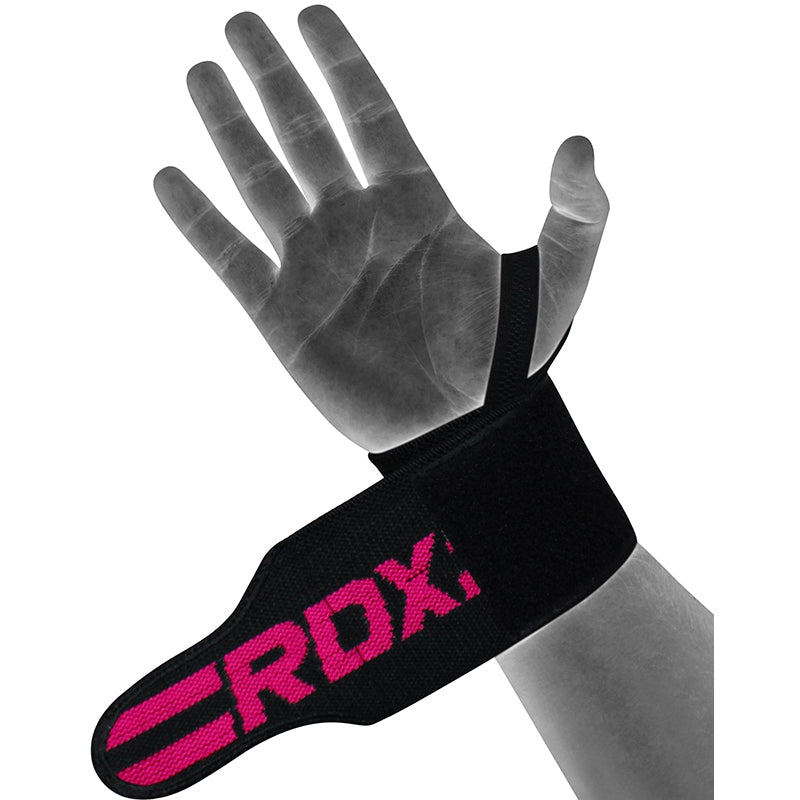 Fasce Polso RAD Per Powerlifting E Palestra – 12″ Di Supporto, Rosse/Nere, Coppia USA - Foto 3